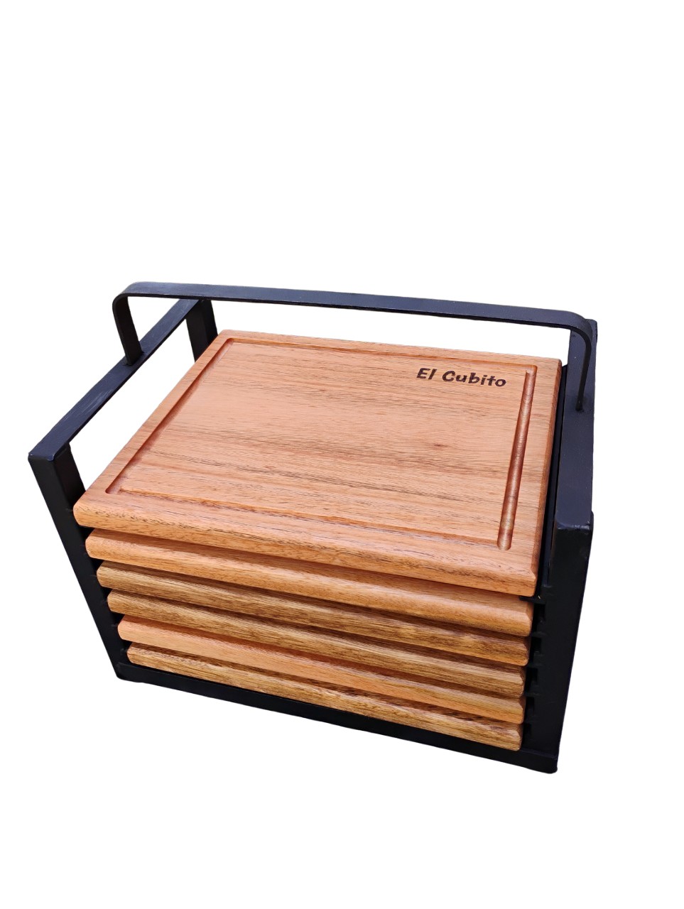 Set de 6 Tablas con Soporte de Hierro - image 2